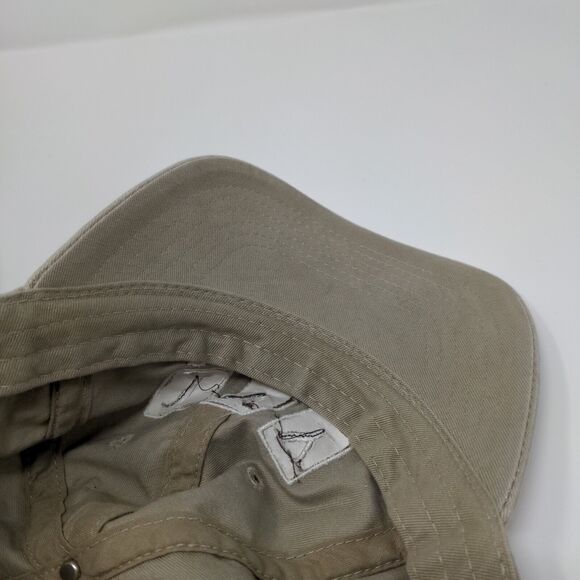 Ivy Design Strapback Hat Tan One Size Embroidered 6 Panel Dri-Duck - Picture 8 of 10